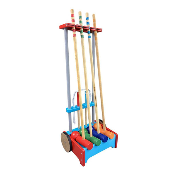 Gardalux Croquetspel | 17-delig (Tot 4 spelers, Hout, Vanaf 3 jaar) 13400064KID K170111832 - 1