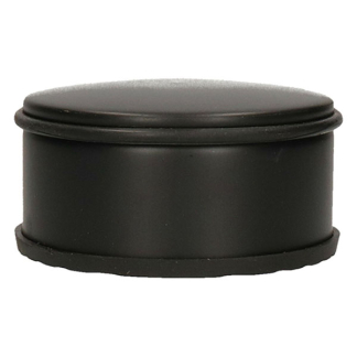 Gardalux Deurstopper | 6 cm x Ø 12 cm (Staal, Rubber, Zwart) 22171671 K170105199 - 2