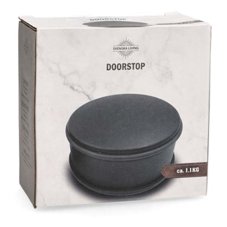 Gardalux Deurstopper | 6 cm x Ø 12 cm (Staal, Rubber, Zwart) 22171671 K170105199 - 4