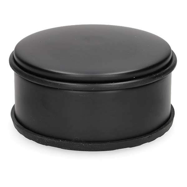 Gardalux Deurstopper | 6 cm x Ø 12 cm (Staal, Rubber, Zwart) 22171671 K170105199 - 1