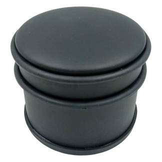 Gardalux Deurstopper | 8 cm x Ø 10 cm (Staal, Rubber, Zwart) 22171665 K170105198