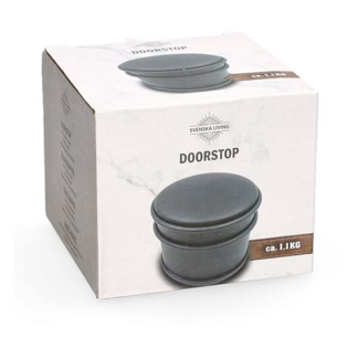 Gardalux Deurstopper | 8 cm x Ø 10 cm (Staal, Rubber, Zwart) 22171665 K170105198 - 3