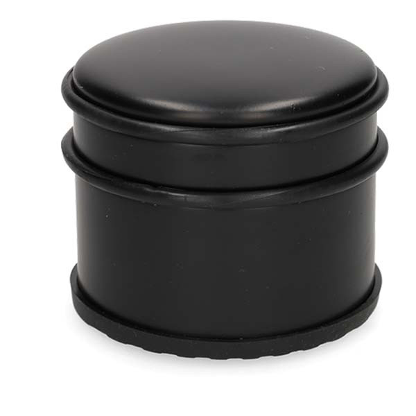 Gardalux Deurstopper | 8 cm x Ø 10 cm (Staal, Rubber, Zwart) 22171665 K170105198 - 1