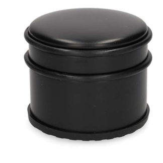 Gardalux Deurstopper | 8 cm x Ø 10 cm (Staal, Rubber, Zwart) 22171665 K170105198 - 1