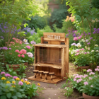 Gardalux Eekhoorn voederhuisje | Gardalux | 24 x 20 x 32.5 cm (Hangend, Hout) VH1000830 K170105864 - 2