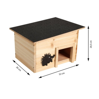 Gardalux Egelhuisje | Gardalux | 32 x 26 x 20.5 cm (Weerbestendig, Hout) VH1000500 K170105468 - 2