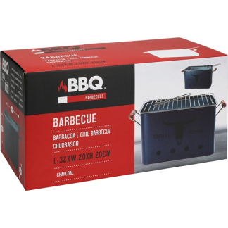 Gardalux Houtskool BBQ | Gardalux | 32 x 21 x 21 cm (Blauw) C83000120 K170103226 - 2