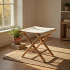 Gardalux Inklapbare kruk | Gardalux | 40 x 40 x 40 cm (Bamboe) VM4000010 K170105942 - 2