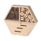 Gardalux Insectenhotel | Gardalux | 3 kamers | Zeshoek (Solitaire bijen, lieveheersbeestjes, gaasvliegen en oorwormen) HZ1904930 K170116334