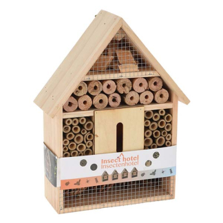 Gardalux Insectenhotel | Gardalux | 6 kamers | Bamboe huis (Solitaire bijen, lieveheersbeestjes, vlinders, torren en oorwormen) VH2000140 K170116339 - 3