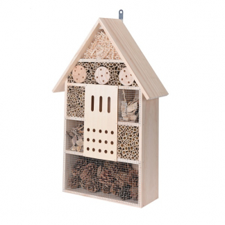 Gardalux Insectenhotel | Gardalux | 8 kamers | XL huis (Solitaire bijen, lieveheersbeestjes, vlinders, gaasvliegjes, torren en oorwormen) VH2000100 K170116337