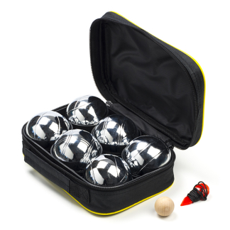 Gardalux Jeu de boules set | 6-delig (Metaal, Afstandsmeter, Draagtas) 491720030 K180107452