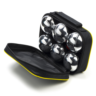 Gardalux Jeu de boules set | 6-delig (Metaal, Afstandsmeter, Draagtas) 491720030 K180107452 - 2