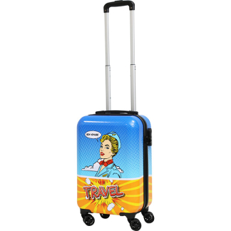 Gardalux Koffer | Gardalux | 55 x 34 x 21 cm | 27 liter (Combinatieslot, Pop-art) FB5000320 K170105425