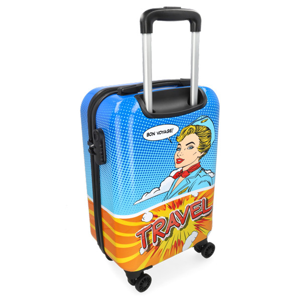 Gardalux Koffer | Gardalux | 55 x 34 x 21 cm | 27 liter (Combinatieslot, Pop-art) FB5000320 K170105425 - 1