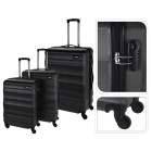 Gardalux Kofferset | ProWorld | 3-delig (Hand-, midden- en ruimbagage, Donkergrijs) FB5000150 K170105427 Gardalux Kofferset | ProWorld | 3-delig (Hand-, midden- en ruimbagage, Donkergrijs) FB5000150 K170105427