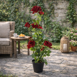 Gardalux Kunstplant Rozen | Gardalux | 95 cm (In pot) 318000810 K170105889 - 2