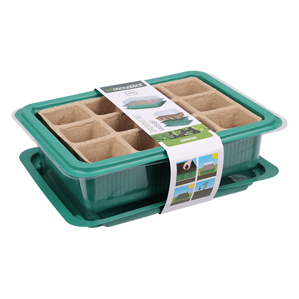 Gardalux Kweekbak met deksel | Gardalux | 20 x 14 x 12 cm (Incl. kweektray) CY8002190 K170105878 - 1