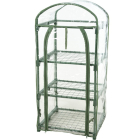 Gardalux Kweekkas | 50 x 45 x 105 centimeter (3 lagen, Foliekas, Roldeur, Ritssluiting, Doorzichtig) CE6500310 K170105390 - 1