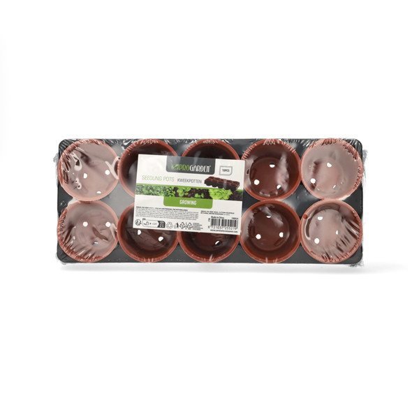 Gardalux Kweekpotjes | Gardalux | 10 stuks (Tray, Rond, 5 x Ø 6 cm per potje) CY8002180 K170105381 - 4