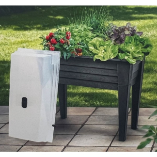 Gardalux Kweektafel | Gardalux | 78 x 40 x 83 cm (Deksel, Verwijderbare poten, Binnen/buiten, 50 liter, Antraciet) Y54197480 K170105402 - 3