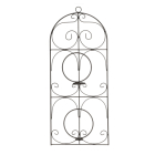 Gardalux Muurhaak | Gardalux | 29 x 79 centimeter (Voor 2 bloempotten, Metaal, Zwart) 138000250 K170105351 - 2