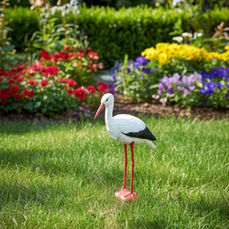 Gardalux Ooievaar beeld | Gardalux | 68 x 25 x 78 cm (Kunststof) 836360270 K170106034 - 2