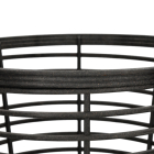 Gardalux Opbergmand | Gardalux | Ø 37 centimeter (Houtlook, Kunststof, Binnen/Buiten, Antraciet) Y89300480 K170105365 - 3