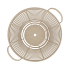 Gardalux Opbergmand | Gardalux | Ø 37 centimeter (Houtlook, Kunststof, Binnen/Buiten, Crème) Y89300470 K170105366 - 2