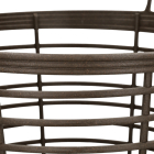 Gardalux Opbergmand | Gardalux | Ø 37 cm (Houtlook, Kunststof, Binnen/Buiten, Bruin) Y89300490 K170105364 - 3