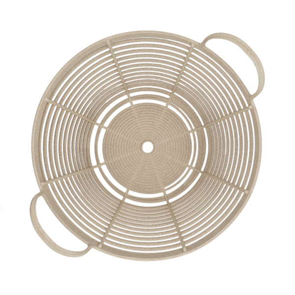 Gardalux Opbergmand | Gardalux | Ø 37 cm (Houtlook, Kunststof, Binnen/Buiten, Crème) Y89300470 K170105366 - 2