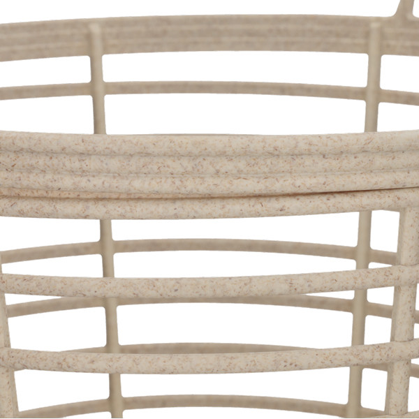 Gardalux Opbergmand | Gardalux | Ø 37 cm (Houtlook, Kunststof, Binnen/Buiten, Crème) Y89300470 K170105366 - 3
