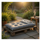 Gardalux Pallet kussen | Gardalux | 120 x 40 cm (Katoen, Groen) A35993530 K170104997 - 2