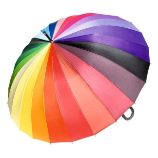 Gardalux Paraplu | Ø 52.5 cm (Krom handvat, Regenboog) DB7210100 K170104905 - 