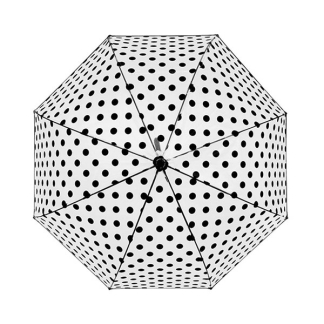 Gardalux Paraplu | Gardalux | Ø 86 cm (Krom handvat, Automatisch, Transparant, Stippen) 871341481871 K170104880 - 2