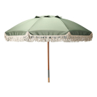 Parasol | Gardalux | Ø 180 cm (Groen, Rond, Hout)
