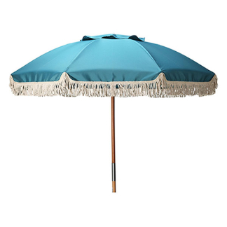 Gardalux Parasol | Gardalux | Ø 180 x 118 cm (Blauw, Rond, Hout) FE5000170 K170105265 - 1