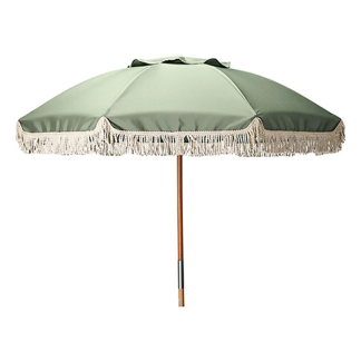 Gardalux Parasol | Gardalux | Ø 180 x 118 cm (Groen, Rond, Hout) FE5000160 K170105264 - 1