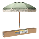 Gardalux Parasol | Gardalux | Ø 180 x 118 cm (Groen, Rond, Hout) FE5000160 K170105264 - 3