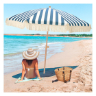 Gardalux Parasol | Gardalux | Ø 183 x 200 cm (Blauw/wit, Kantelbaar, UPF 30+) X11000810 K170105973 - 2