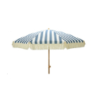 Gardalux Parasol | Gardalux | Ø 183 x 200 cm (Blauw/wit, Kantelbaar, UPF 30+) X11000810 K170105973 - 1