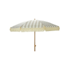 Gardalux Parasol | Gardalux | Ø 183 x 200 cm (Taupe/wit, Kantelbaar, UPF 30+) X11000820 K170105974 - 1