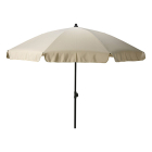 Parasol | Gardalux | Ø 200 cm (Beige, Kantelbaar, Rond)