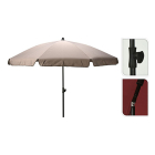 Gardalux Parasol | Gardalux | Ø 200 x 185 cm (Taupe, Kantelbaar, Rond) X11000510 K170105257 - 3