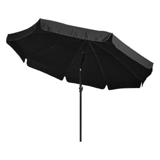 Gardalux Parasol | Gardalux | Ø 200 x 235 cm (Donkergrijs, Kantelbaar, UPF 30+) KT4000530 K170105970 - 2