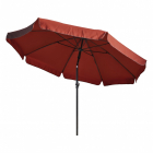 Gardalux Parasol | Gardalux | Ø 200 x 235 cm (Rood, Kantelbaar, UPF 30+) KT4000550 K170105972 - 2