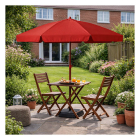 Gardalux Parasol | Gardalux | Ø 200 x 235 cm (Rood, Kantelbaar, UPF 30+) KT4000550 K170105972 - 3