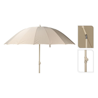 Gardalux Parasol | Gardalux | Ø 220 cm (Beige, Kantelbaar, Rond) X11000900 K170105260 - 1
