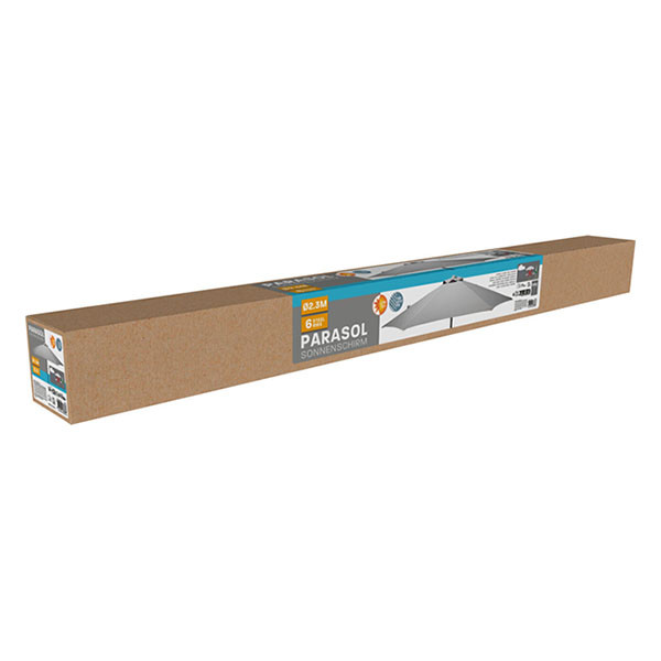 Gardalux Parasol | Gardalux | Ø 230 x 220 cm (Lichtgrijs) X15000010 K170105976 - 3