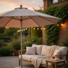 Gardalux Parasol | Gardalux | Ø 230 x 220 cm (Taupe) X15000060 K170105981 - 2